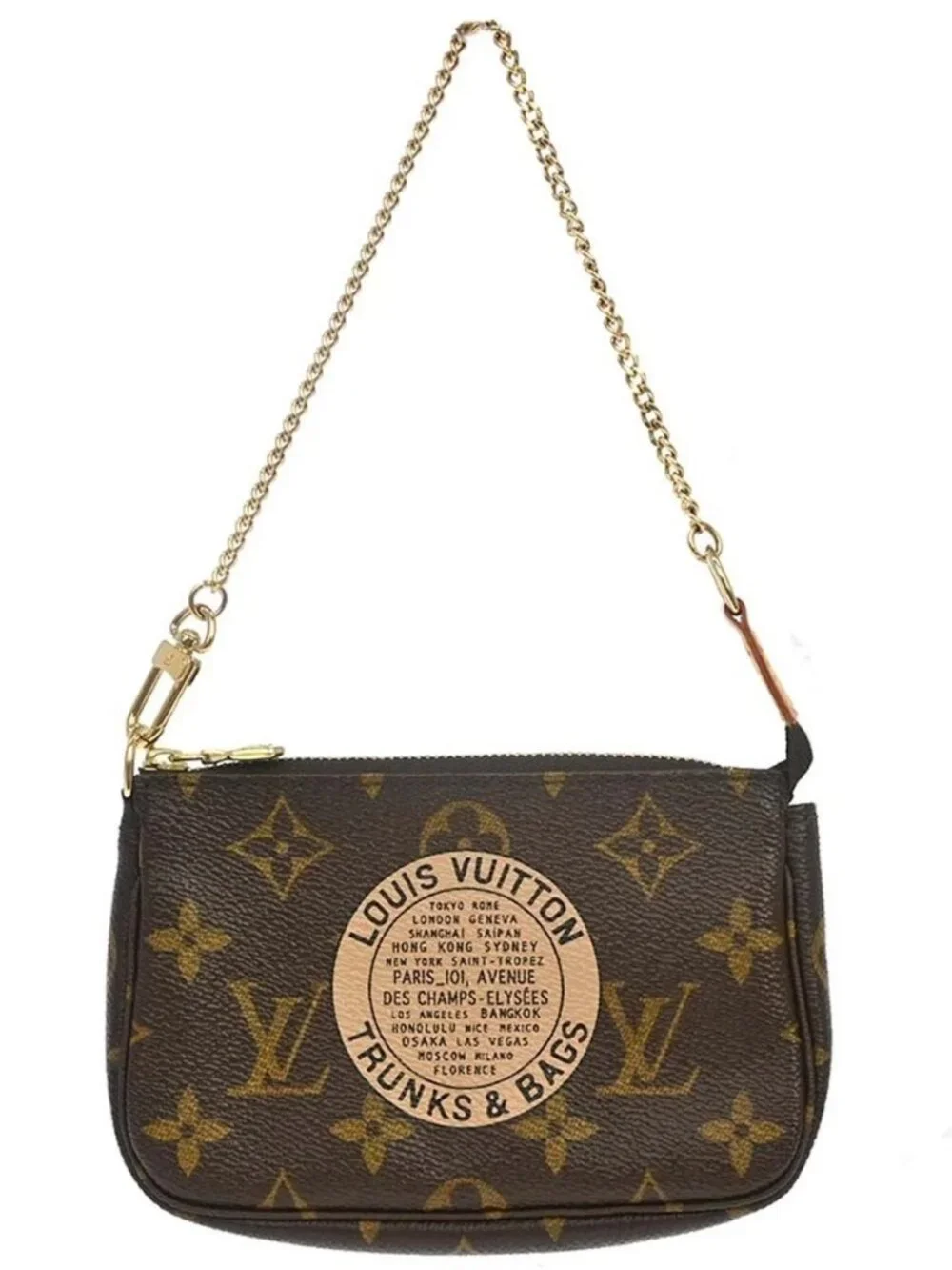 Louis Vuitton Monogram Mini Pochette Accessoires Handbag M60153